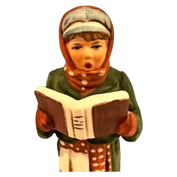 Norman Rockwell Christmas Carroler Vintage Saturday Evening Post Japan NR3 - Picture 2 of 12